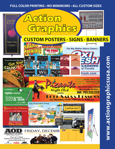 Custom Posters, Signs and Banners!